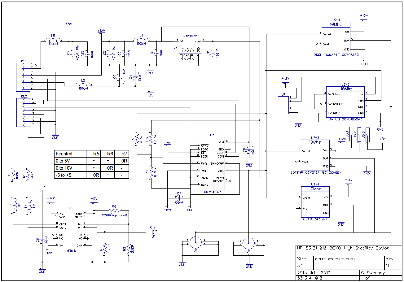 OCXO Rev 1F
