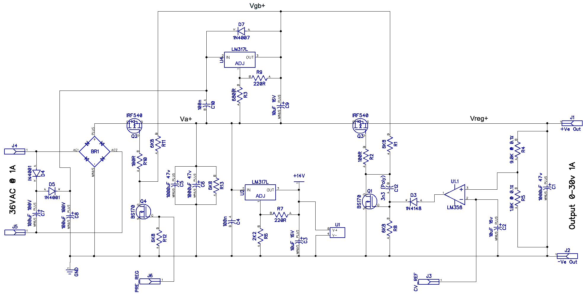 Блок питания на lm317 и tl431