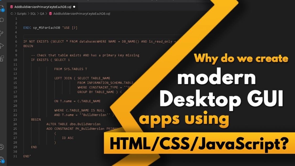 Why do we create modern Desktop GUI apps using HTML/CSS/JavaScript?